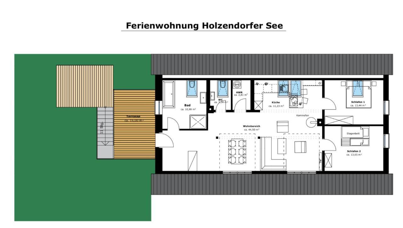 Ferienwohnung Holzendorfer See Holzendorf  Εξωτερικό φωτογραφία